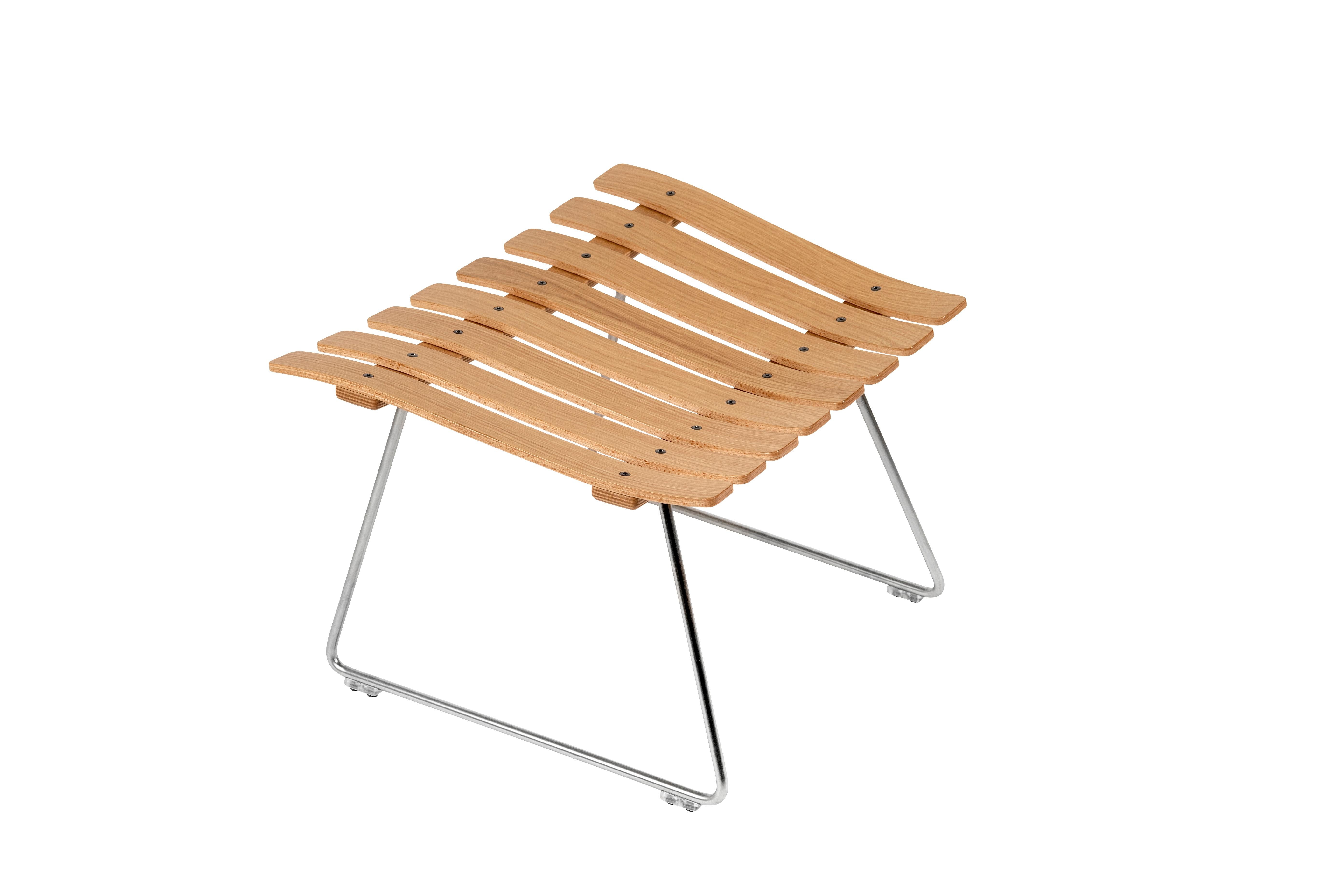 Otomana Scandia de Fjord Fiesta en madera chapada o lacada y estructura de metal Lacado en venta