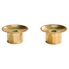 Scandia Present, Candlesticks, Brass, Sweden, 1970s
