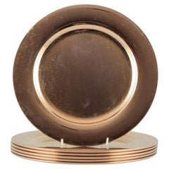 Scandia Present, Sweden. A set of six brass cover plates.