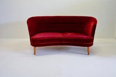 Scandianvian Modern Curved Sofa from OPE in Sweden