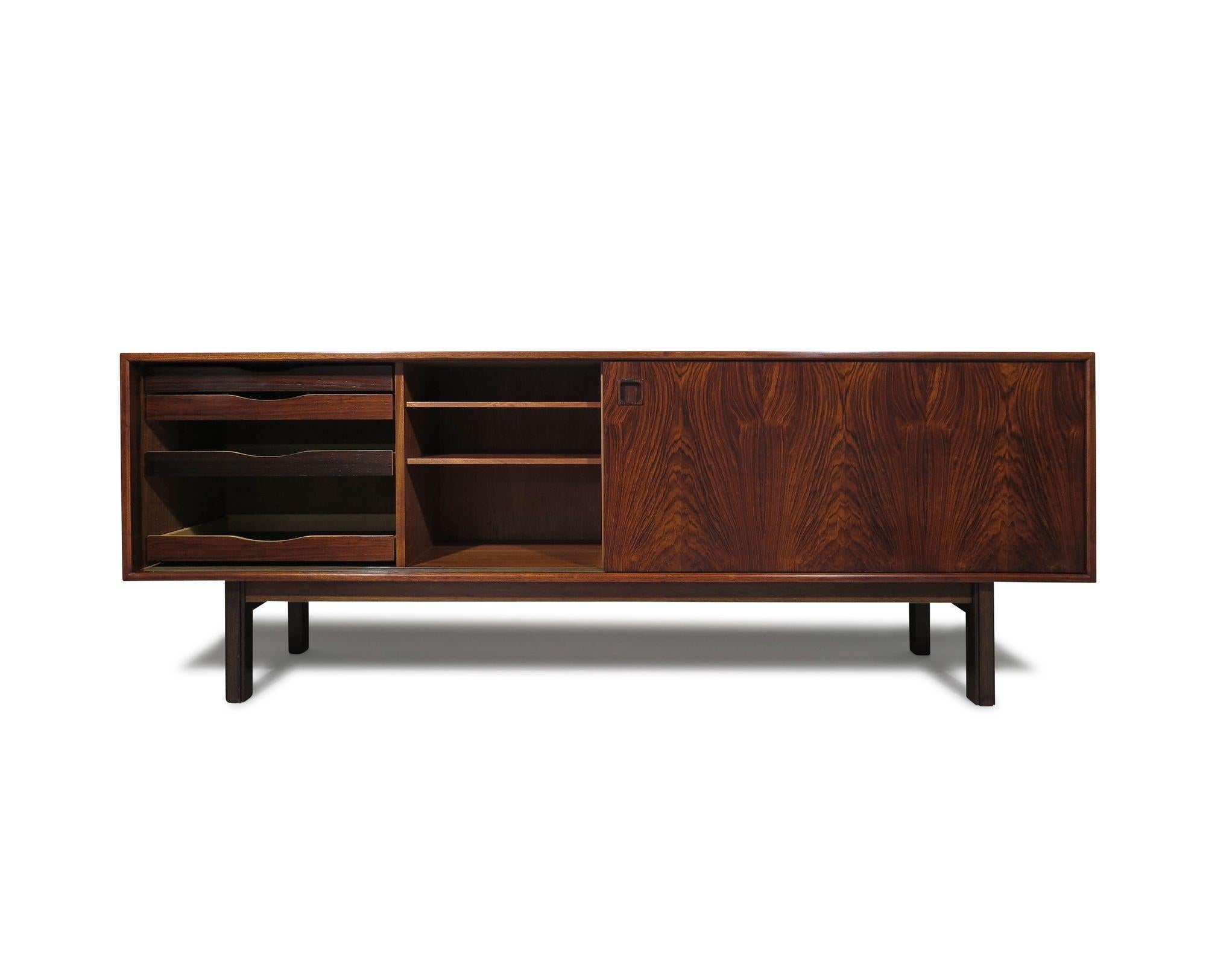 Scandinavian Modern Scandianvian Modern Omann Jun Brazilian Rosewood Credenza