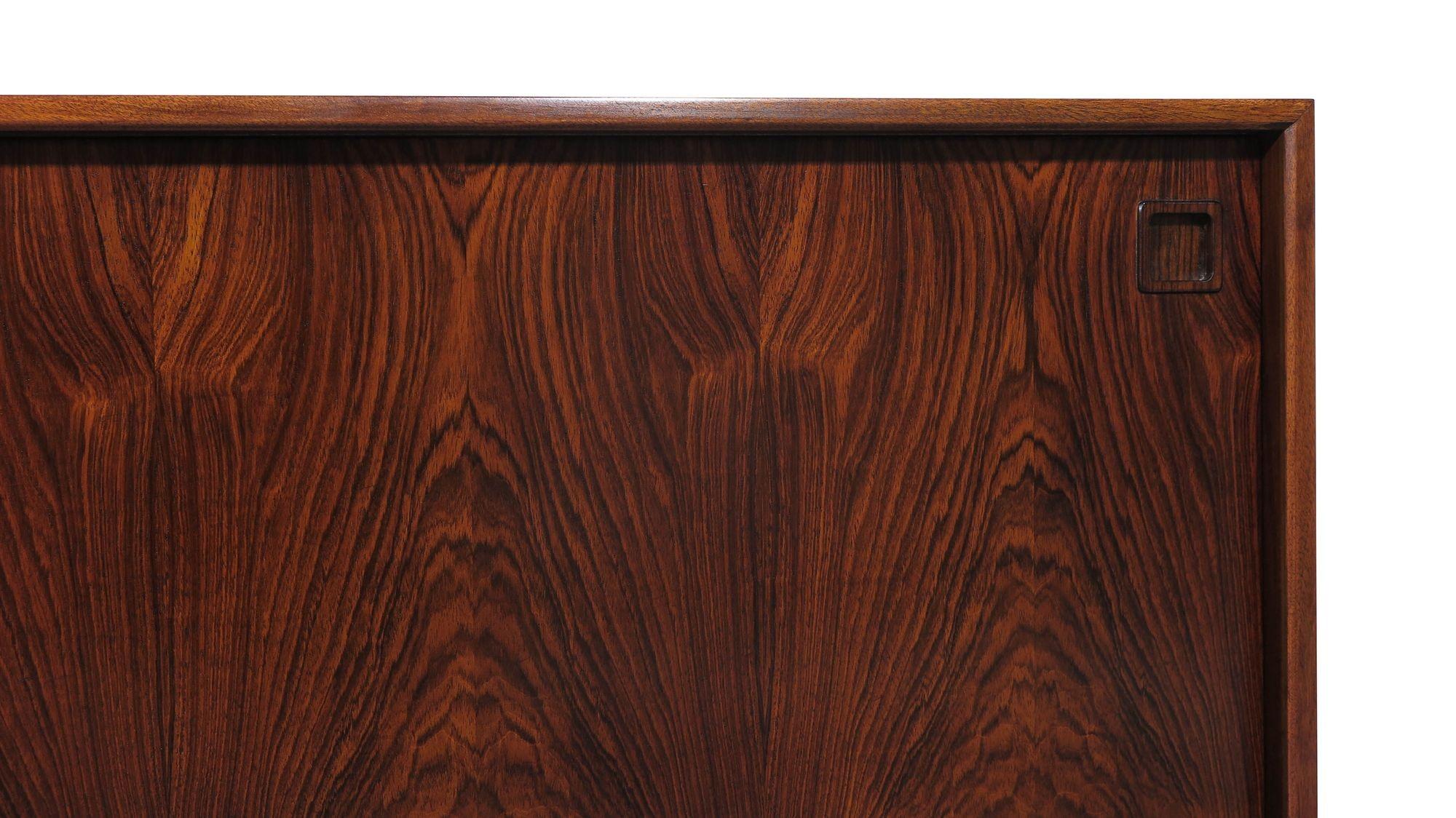 Oiled Scandianvian Modern Omann Jun Brazilian Rosewood Credenza