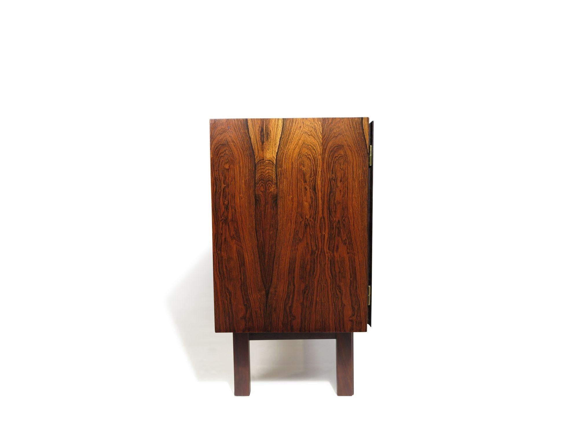 20th Century Scandianvian Modern Omann Jun Brazilian Rosewood Credenza For Sale