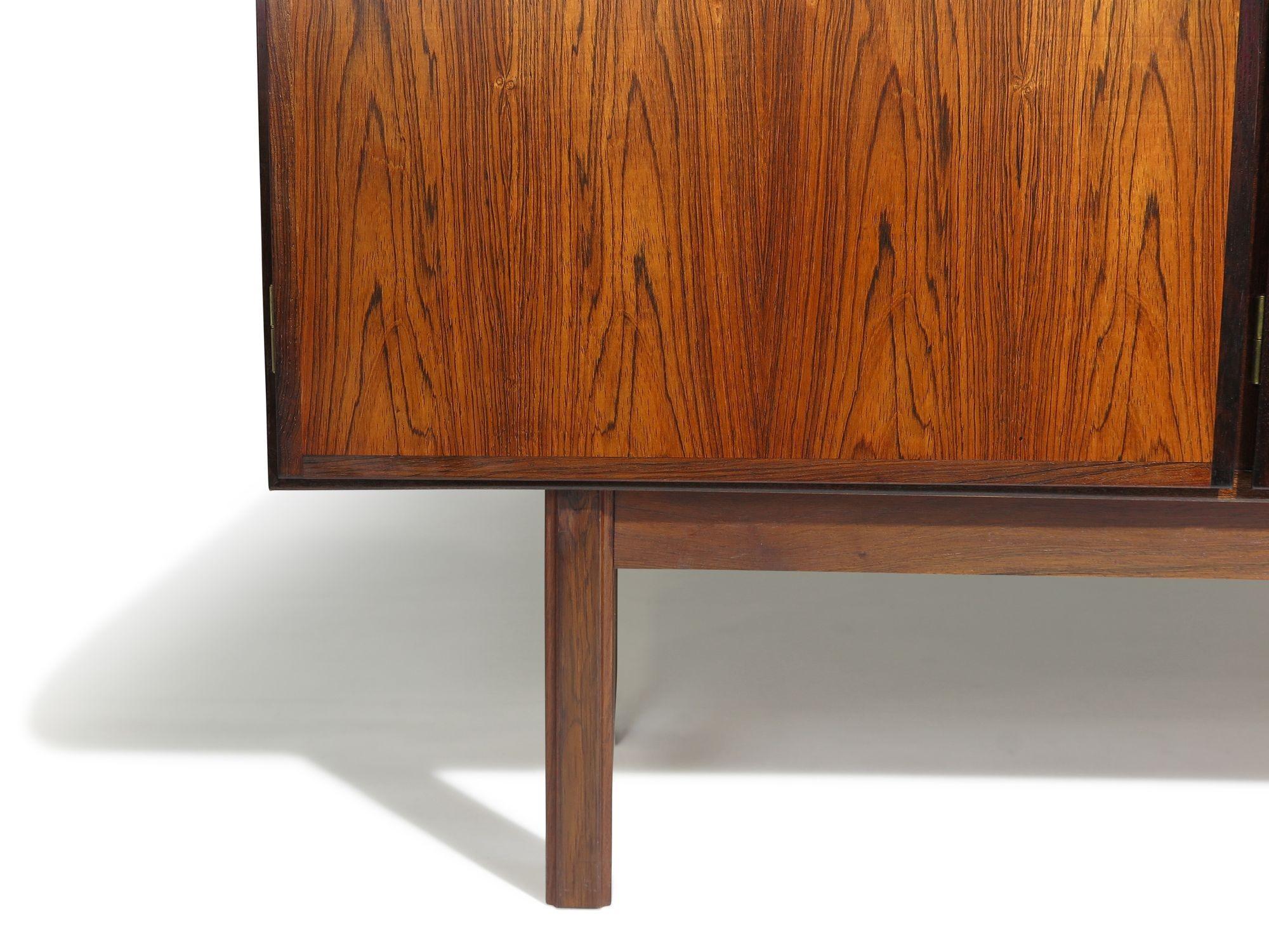Scandianvian Modern Omann Jun Brazilian Rosewood Credenza For Sale 2