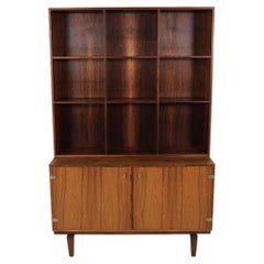 Scandiavian Modern Rosewood Hutch/Bookcase by Peter Lovig