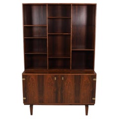 Scandiavian Modern Rosewood Hutch/Bookcase by Peter Lovig