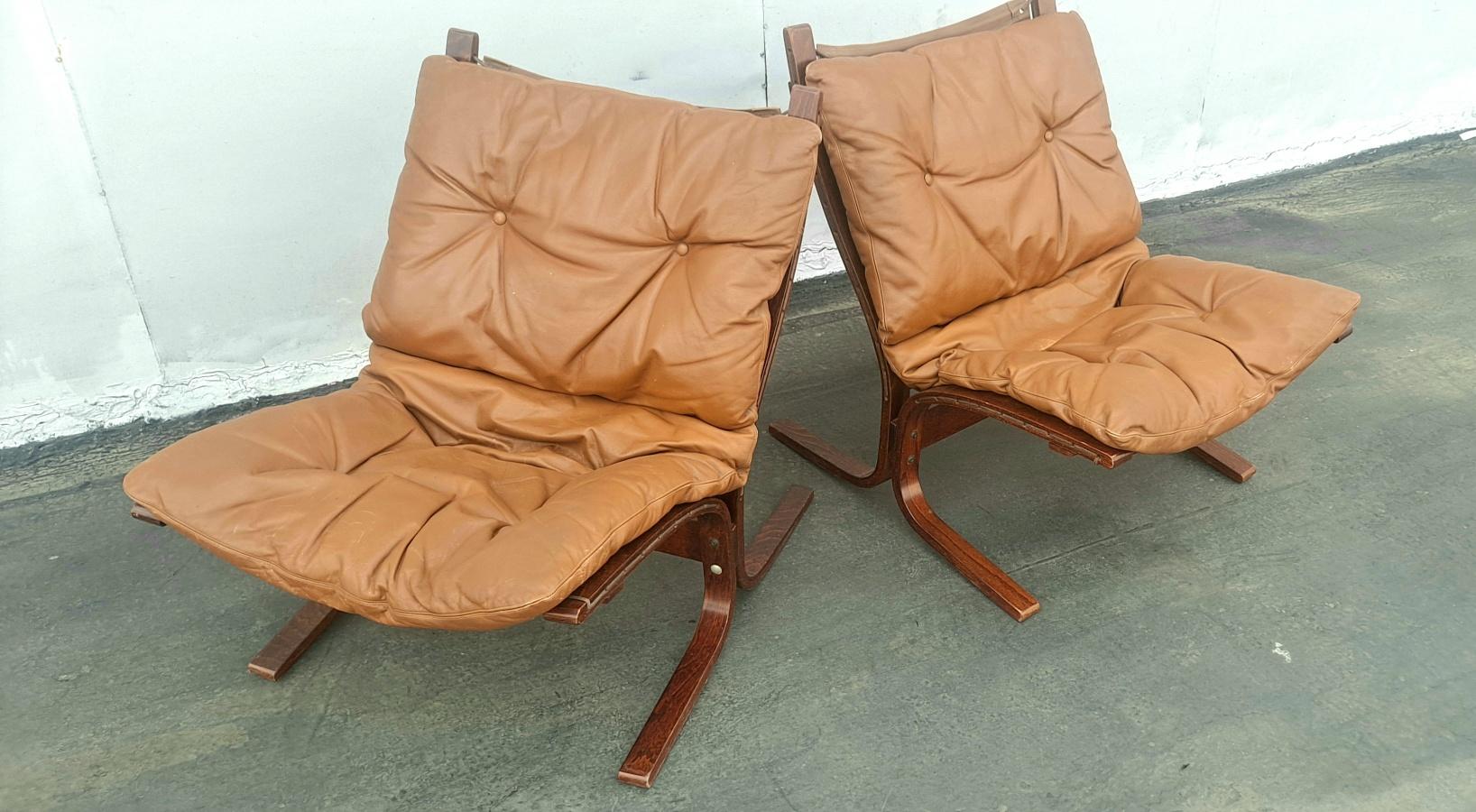 Paire de fauteuils scandinaves Siesta par Ingmar Relling pour Westnova « Norvège », 1970 en vente 2