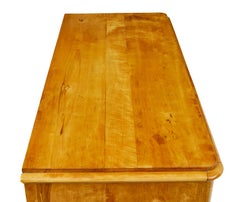 Cómoda escandinava de abedul del siglo XIX