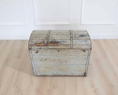 Scandinavian 19th Century Dome-Top Trunk