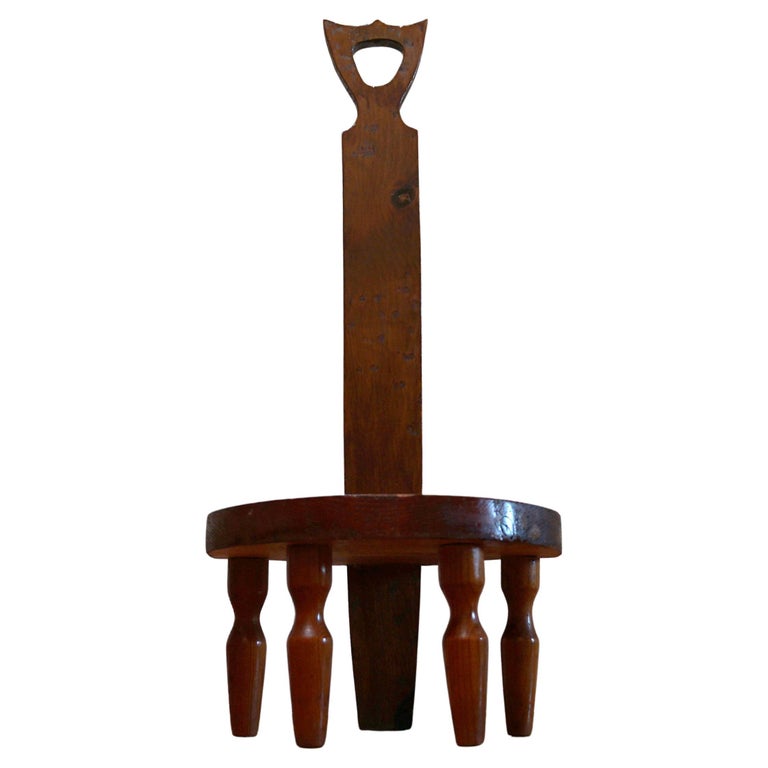 Scandinavian 19th Century Pre-Milking Stool For Sale at 1stDibs