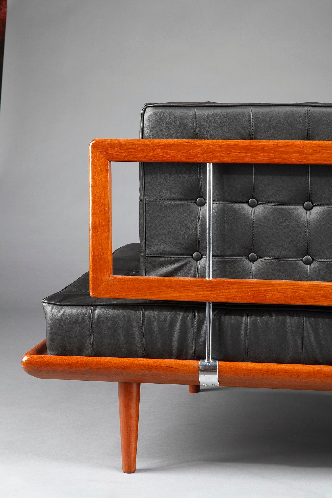 Scandinavian 2-Seat Sofa by Peter Hvidt & Orla Mølgaard Nielsen For Sale 6