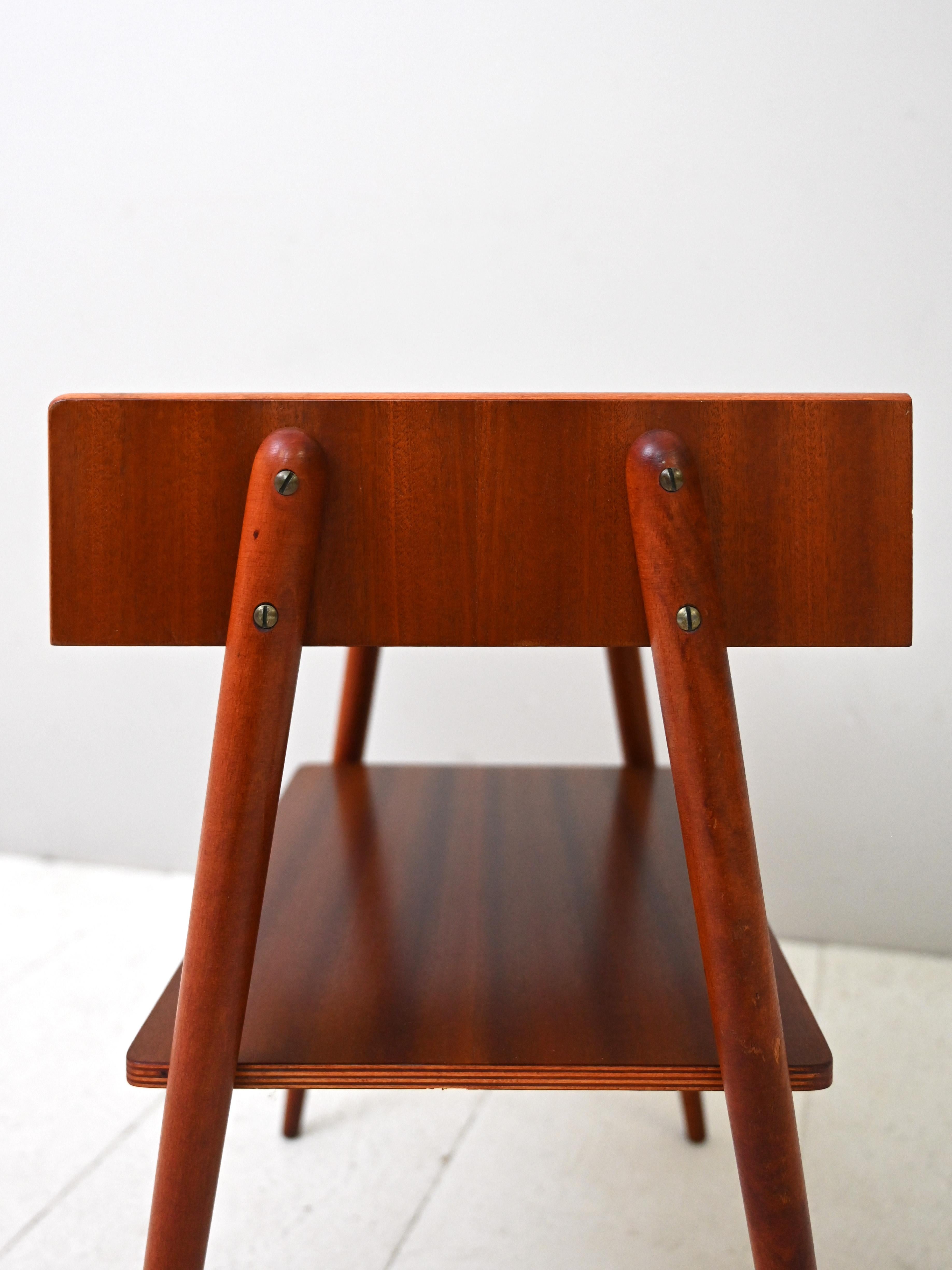 Scandinavian 50s Vintage Nightstand For Sale 3