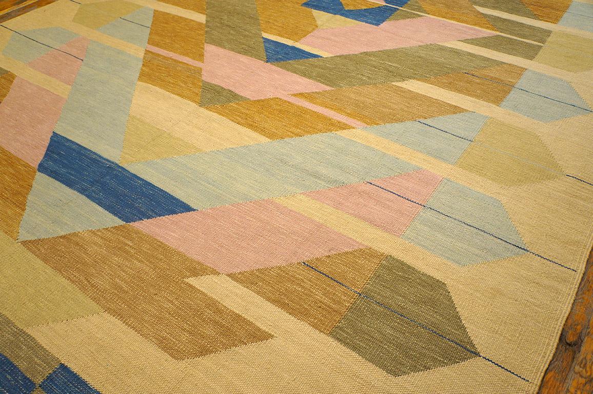 Hand-Woven Contemporary Scandia Carpet ( 7' x 10'3