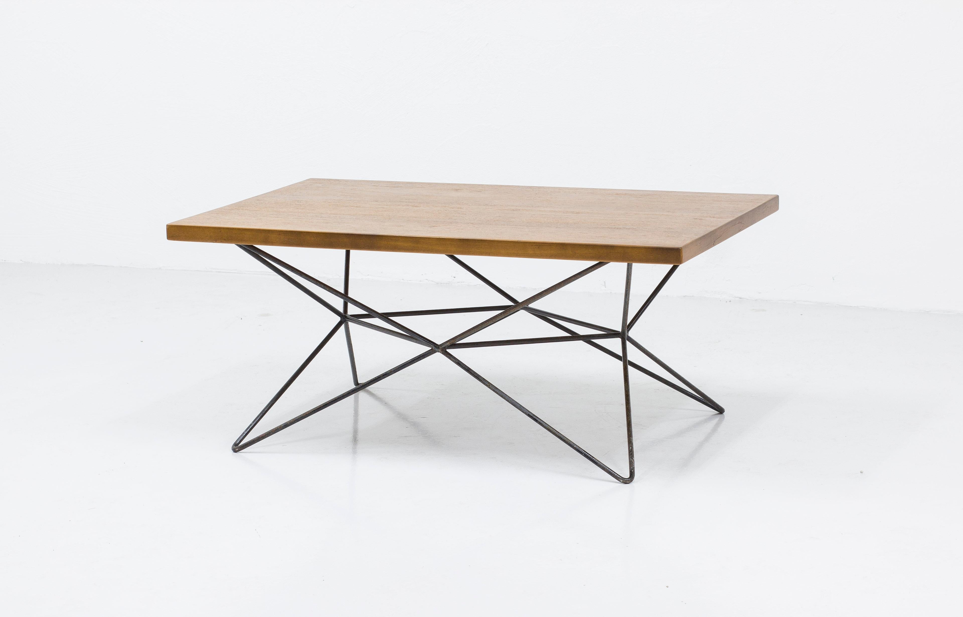 Skandinavischer „A2“ Multi-Tisch von Bengt Johan Gullberg, Schweden, 1950er Jahre (Stahl) im Angebot