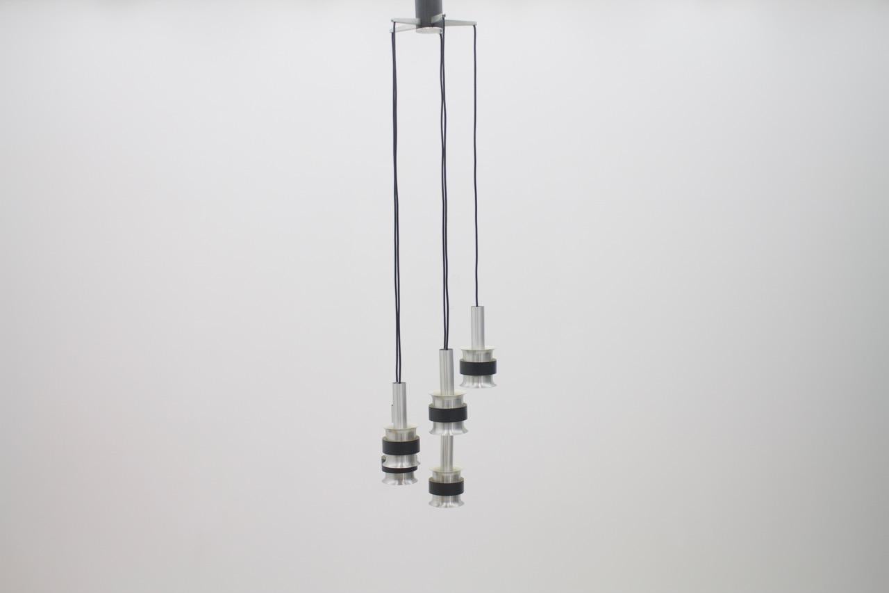 Mid-20th Century Scandinavian Aluminum Cascade 1960s Lamp