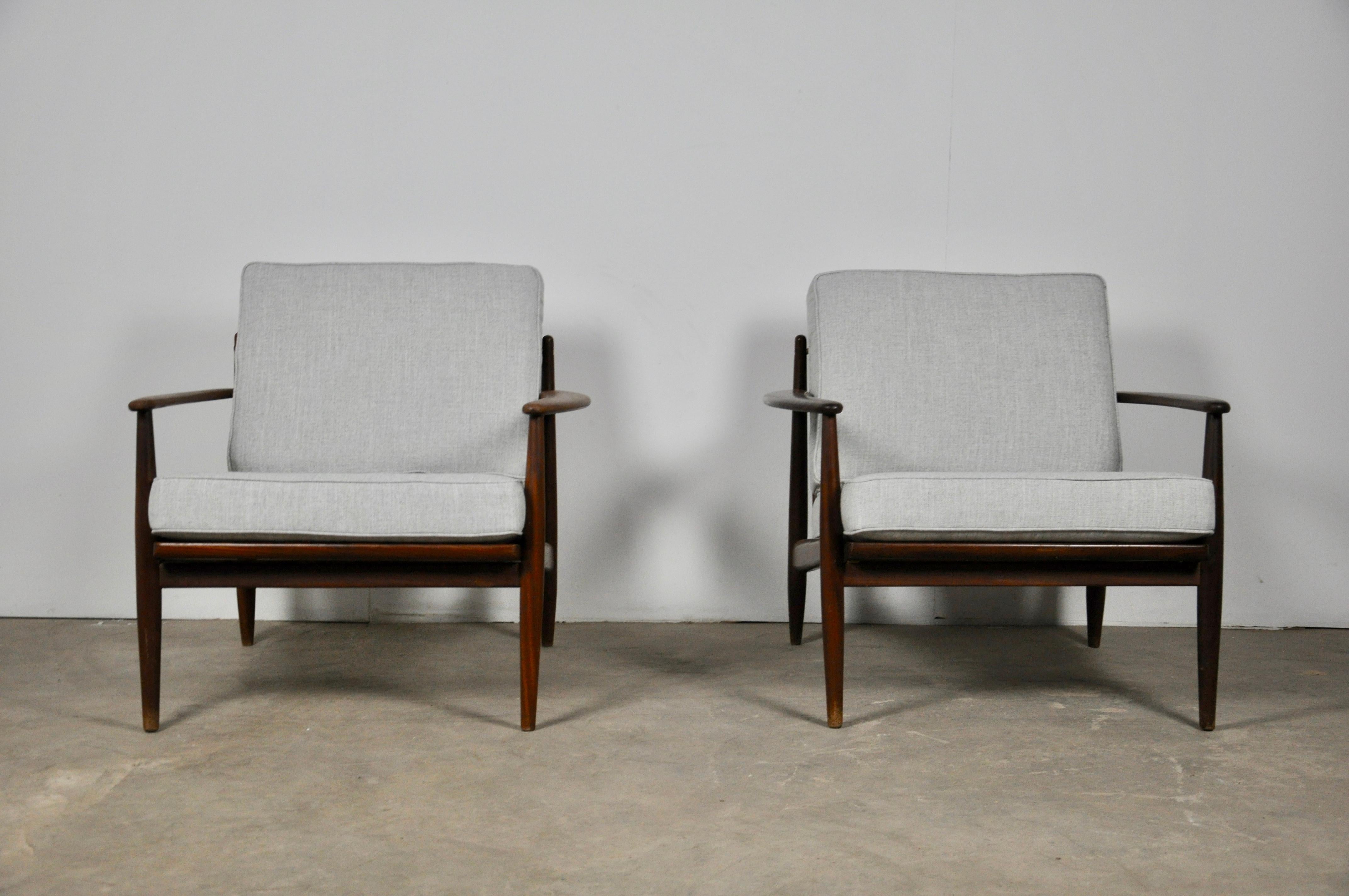 Scandinavian Modern Scandinavian Armchair 1960s Set 2