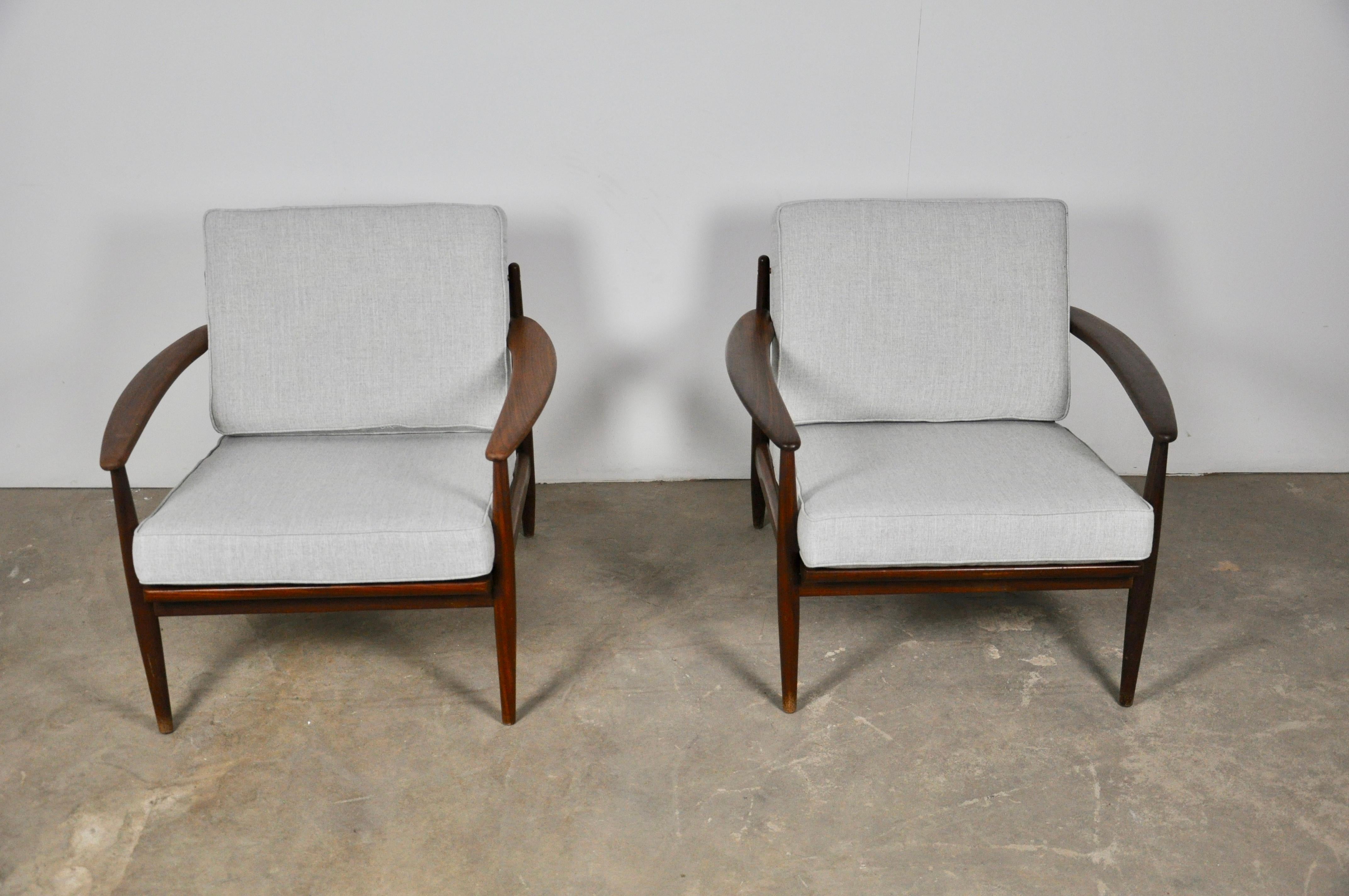 Danish Scandinavian Armchair 1960s Set 2