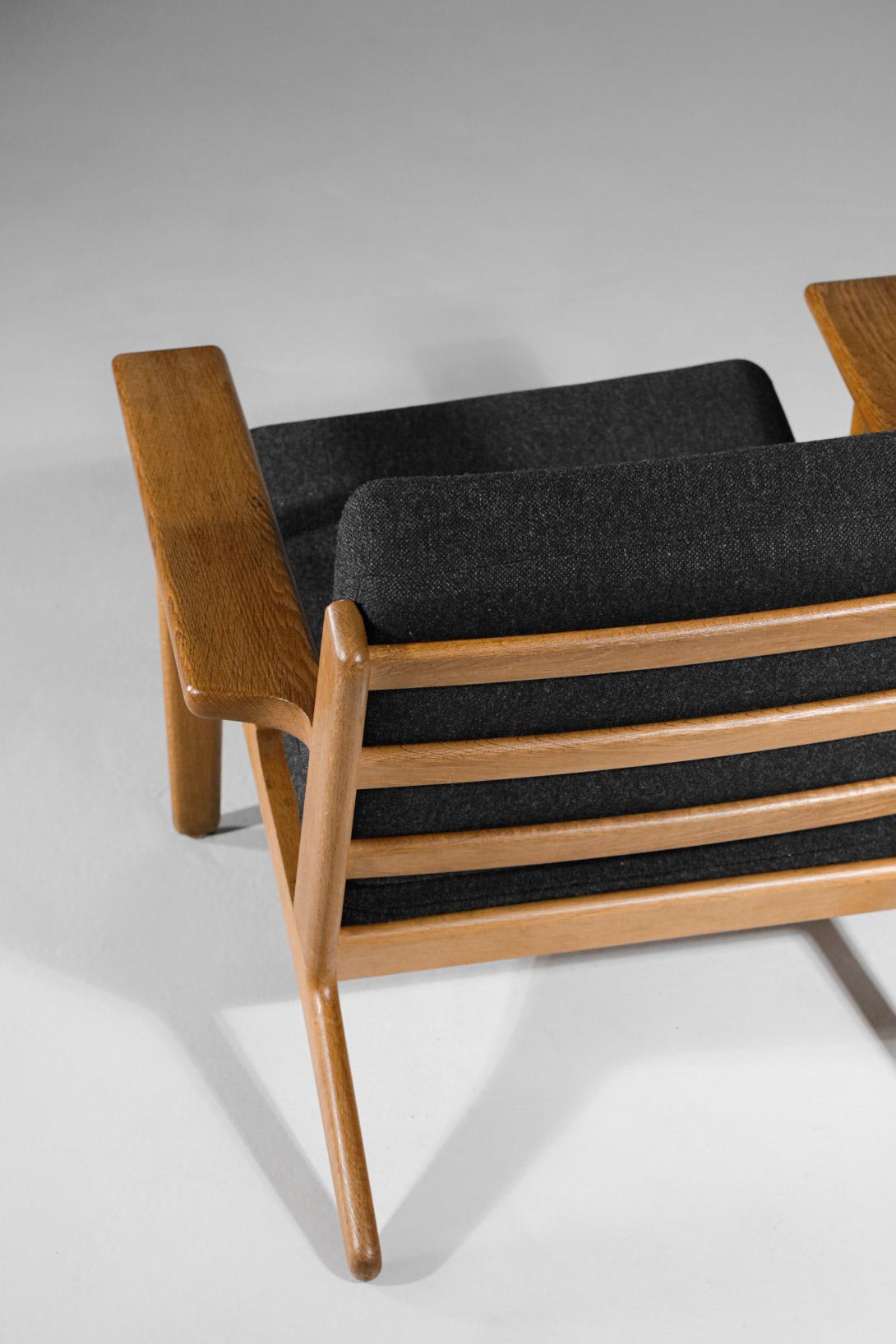 Scandinavian Armchair GE 290 by Hans Werner from 1953 for GETAMA Danish 3