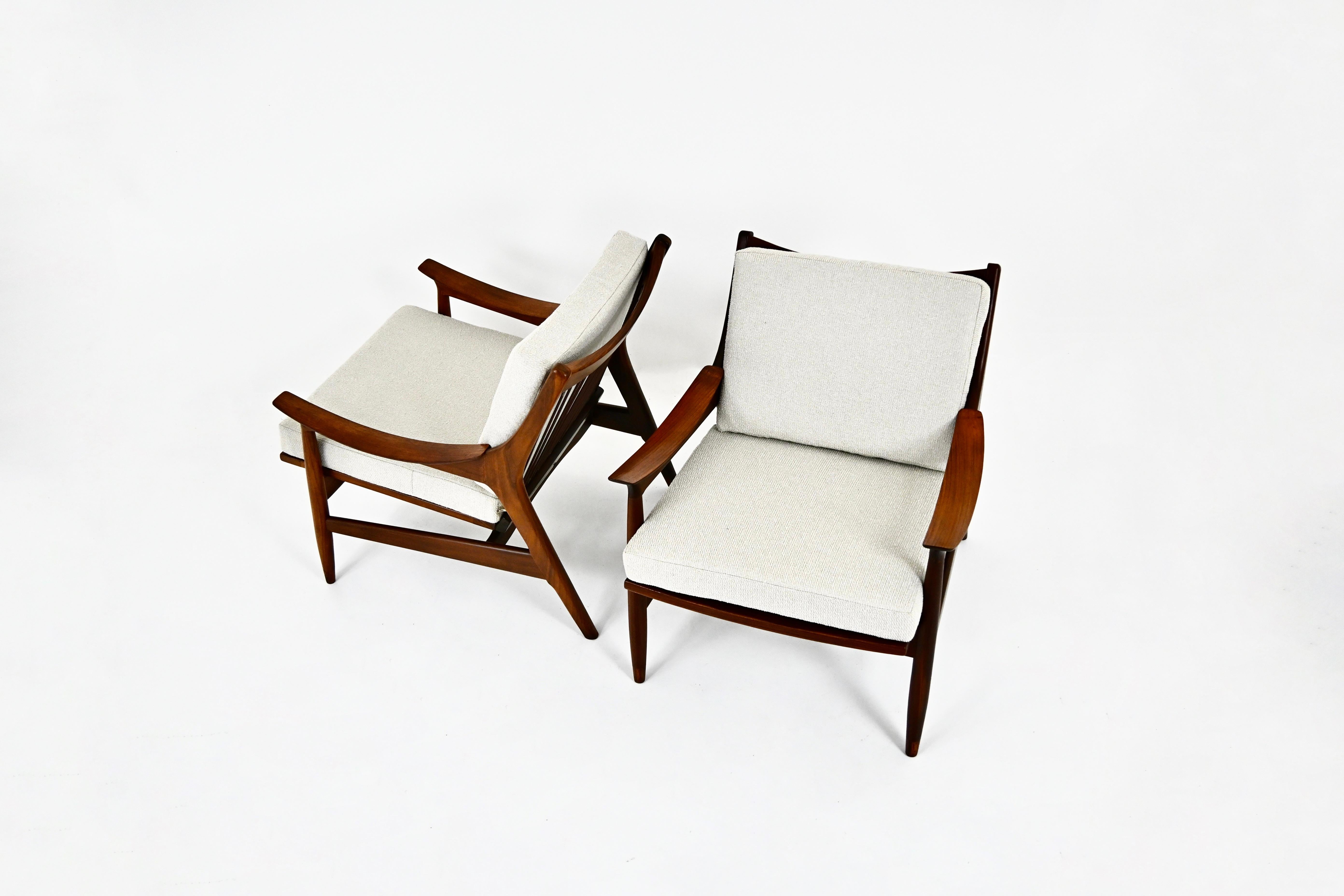 Scandinave moderne Scandinavian Armchairs, 1960s Set of 2 en vente