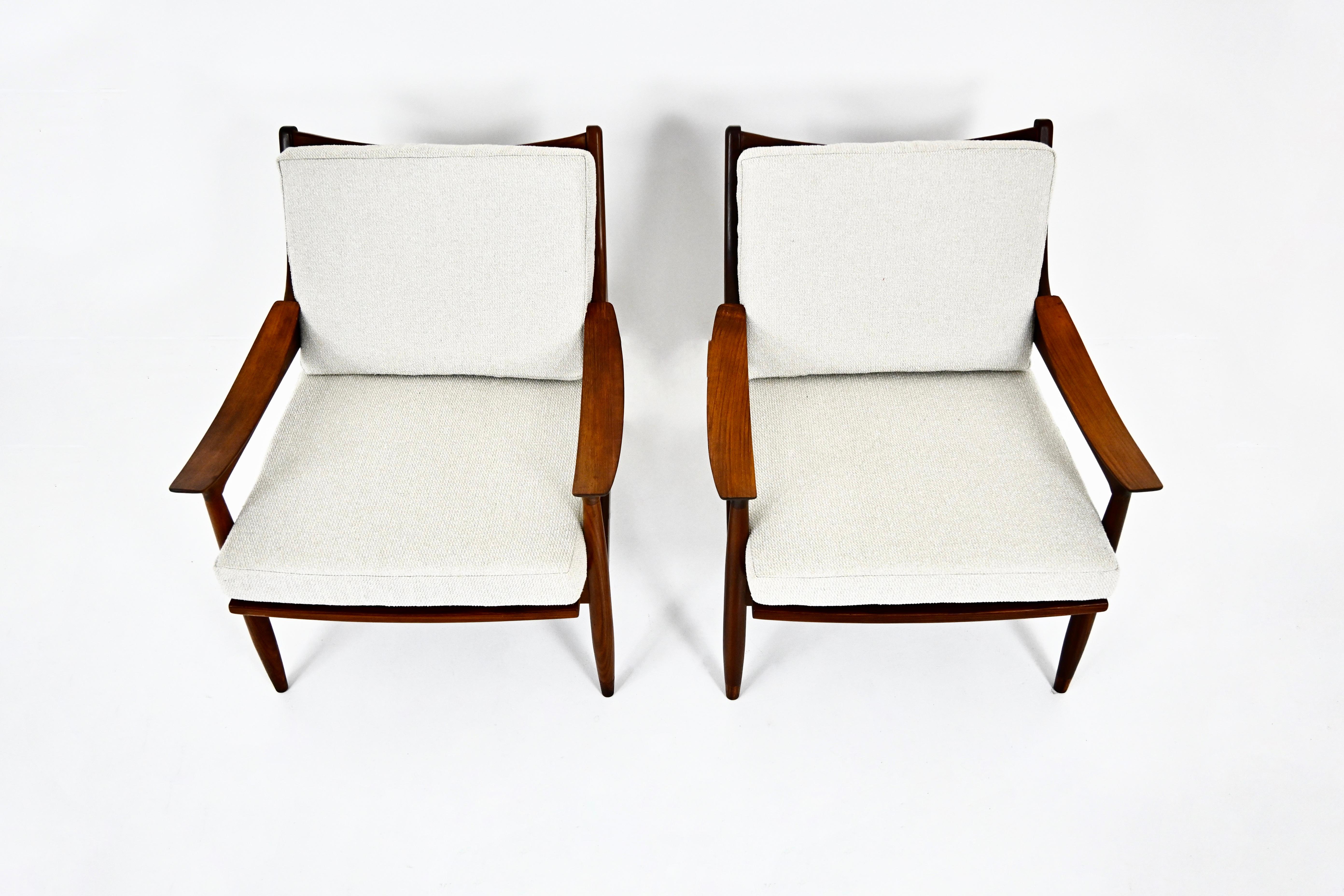 Scandinavian Armchairs, 1960s Set of 2 en vente 1