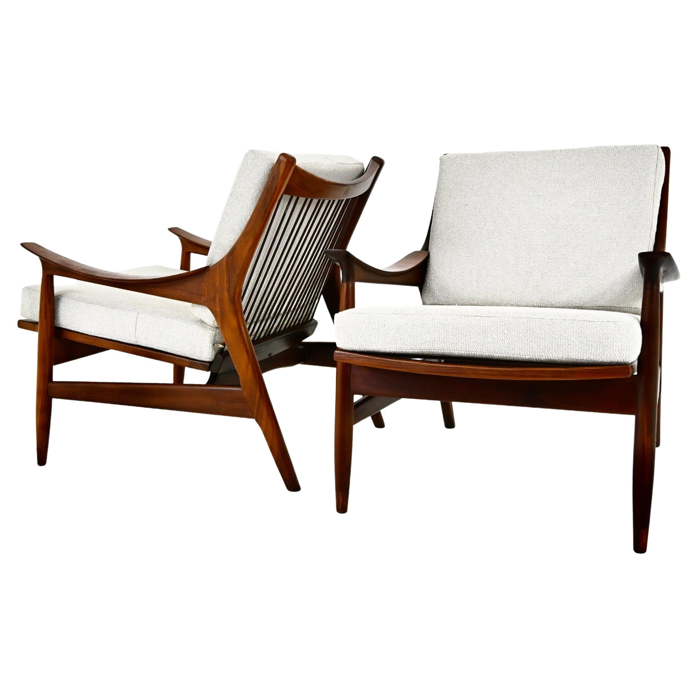 Scandinavian Armchairs, 1960s Set of 2 en vente
