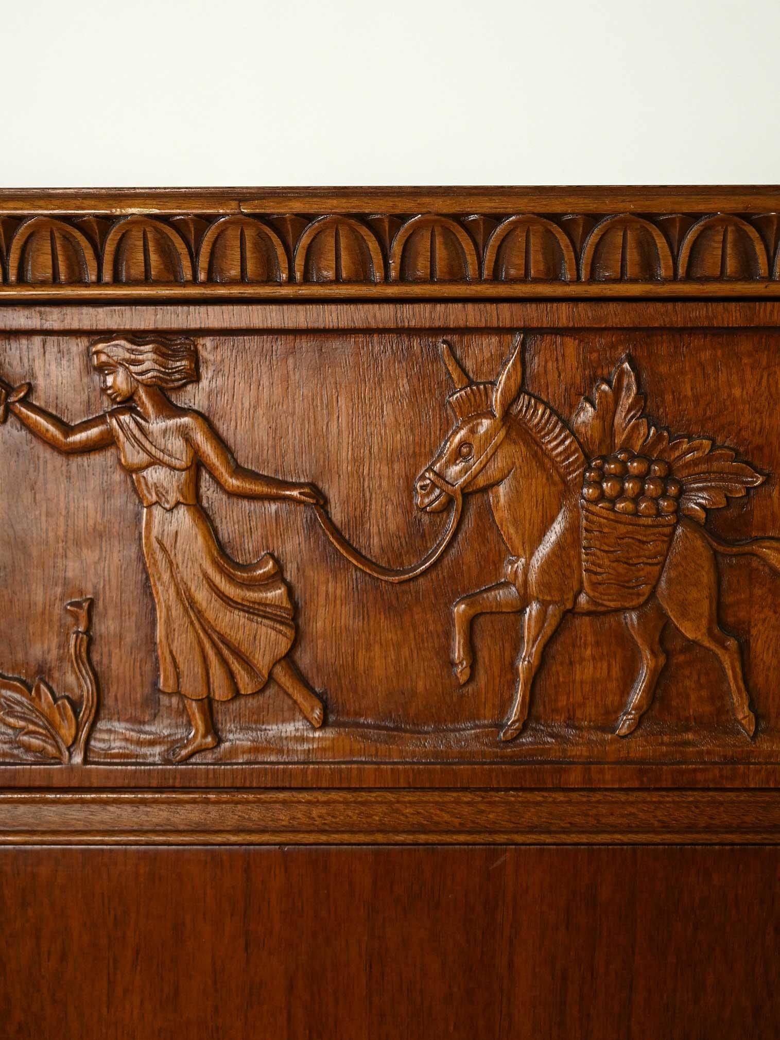 Mahogany Scandinavian Art Deco Cabinet