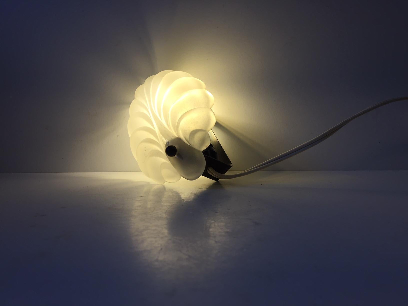 clam shell wall lights