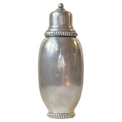 Scandinavian Art Deco Cocktail Shaker with Royal Crown, 1920s