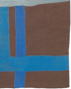 Scandinavian Art Deco Flatweave Rug, Mid 20th Century