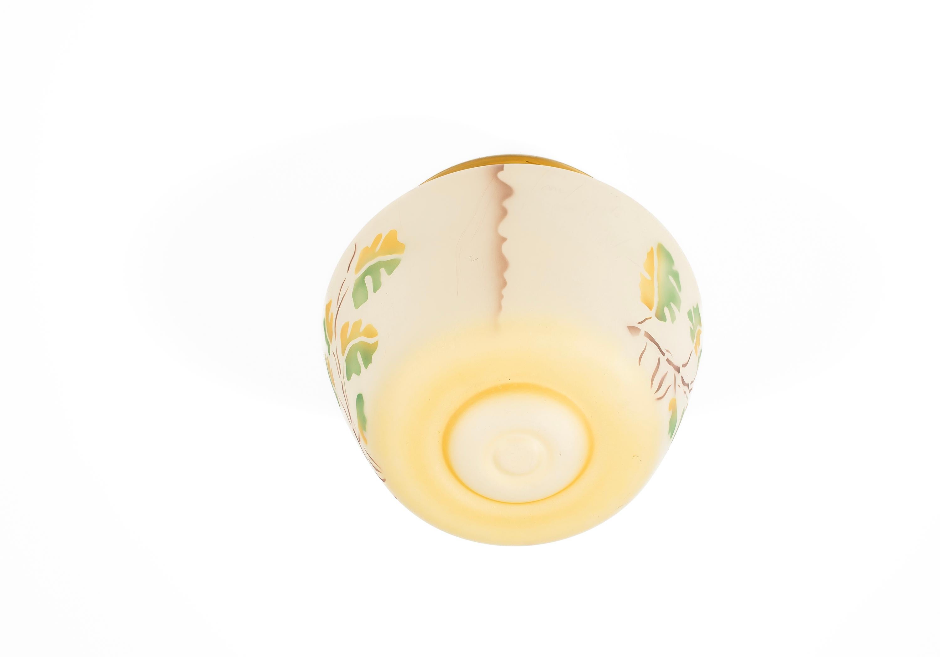 Scandinavian Art Deco Flush Mount Ceiling Light, 1920s For Sale 1
