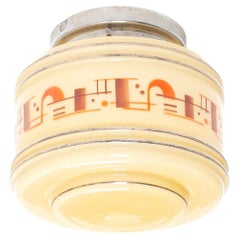 Scandinavian Art Deco Flush Mount Ceiling Light, 1930s
