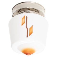 Plafoniera a incasso in stile Art Deco scandinavo, anni '1930