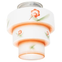 Scandinavian Art Deco Flush Mount Ceiling Light, 1930s
