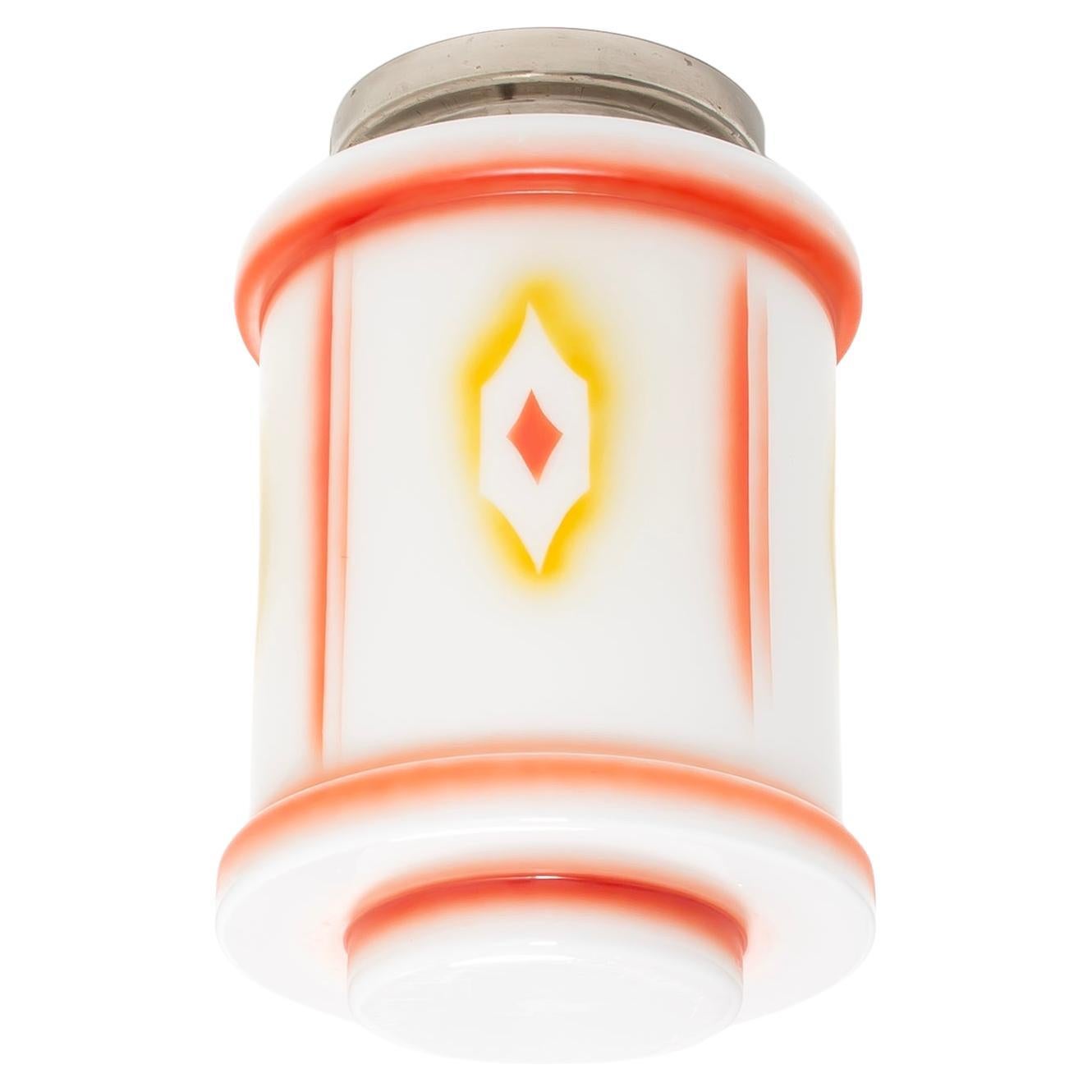 Plafoniera a incasso in stile Art Deco scandinavo, anni '1930