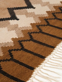 Scandinavian Art Deco / Funkis Flat Weave Rug, 1930s