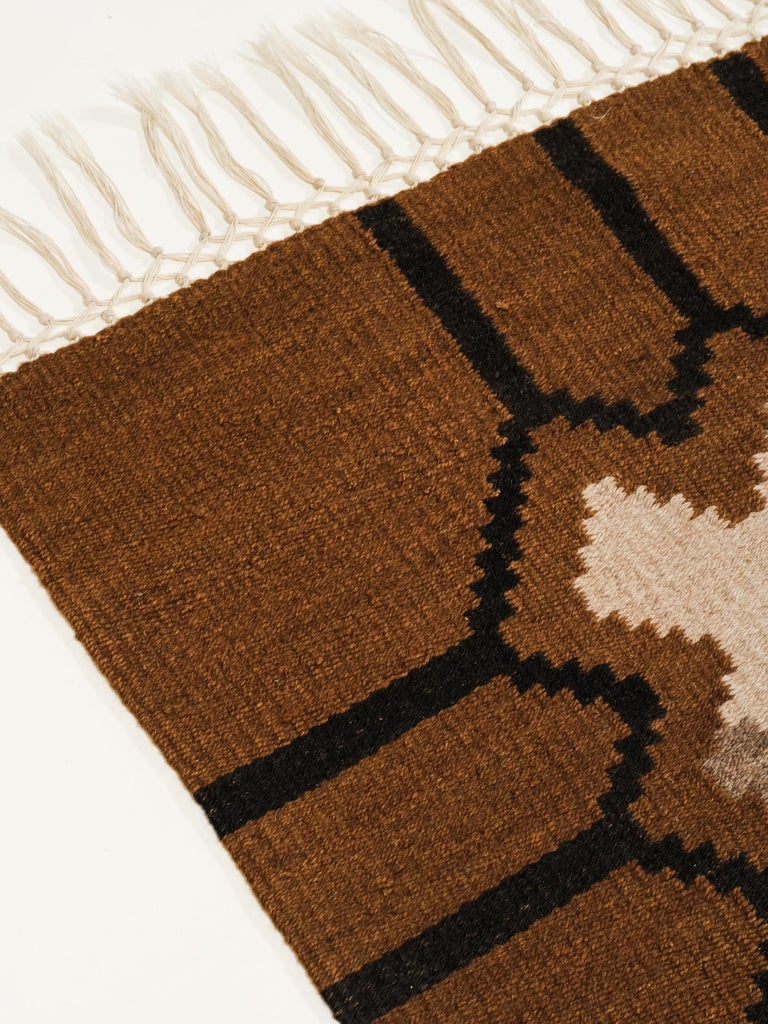Scandinavian Art Deco / Funkis Flat Weave Rug, 1930s For Sale at 1stDibs