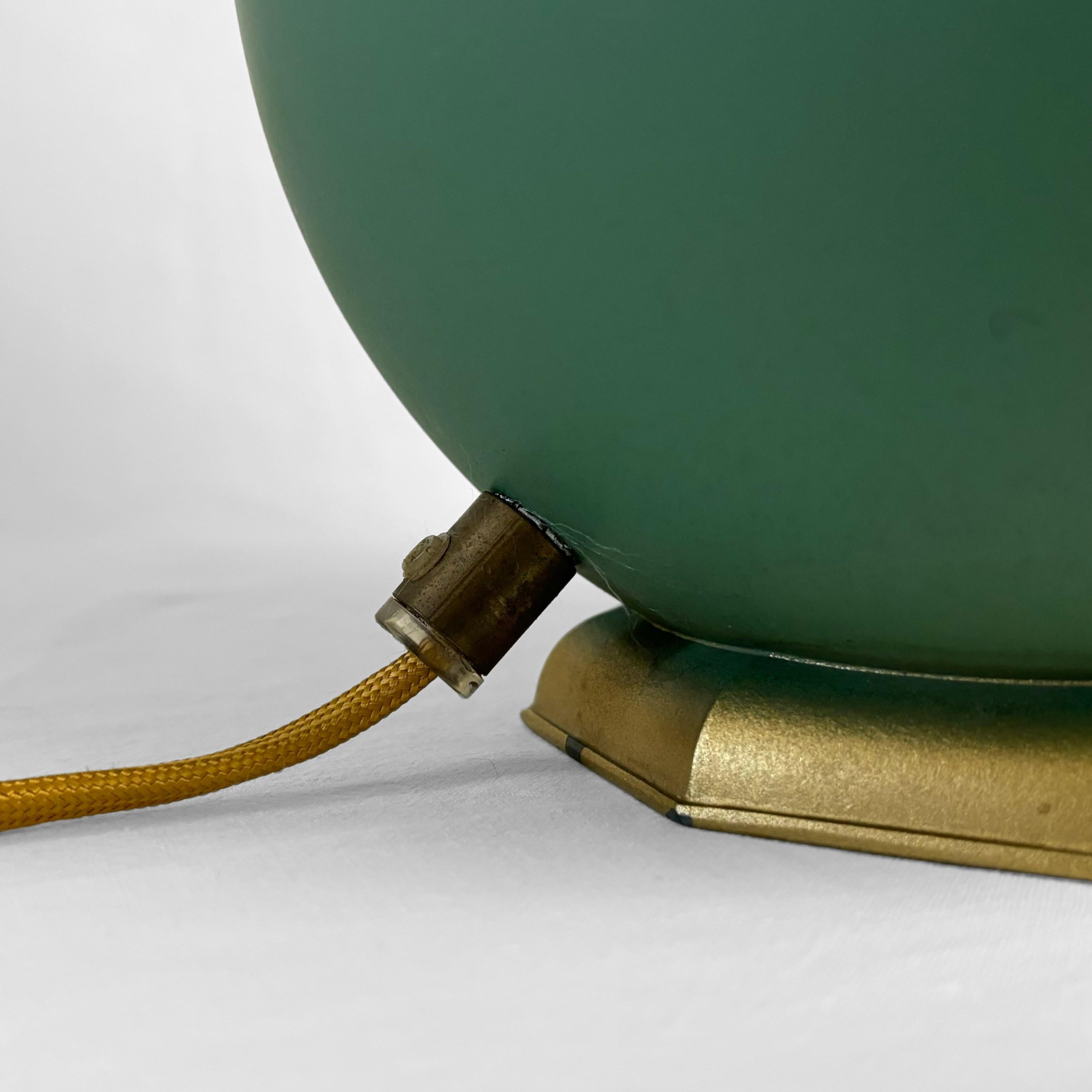 Scandinavian art deco globe table lamp, Stjärnmetall, Sweden, 1930s For Sale 1