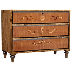 Scandinavian Art Deco Inlaid Chest of Drawers