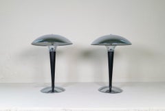 Scandinavian Art Deco Style Pair of Table Lamps Ikea, Sweden, 1980s