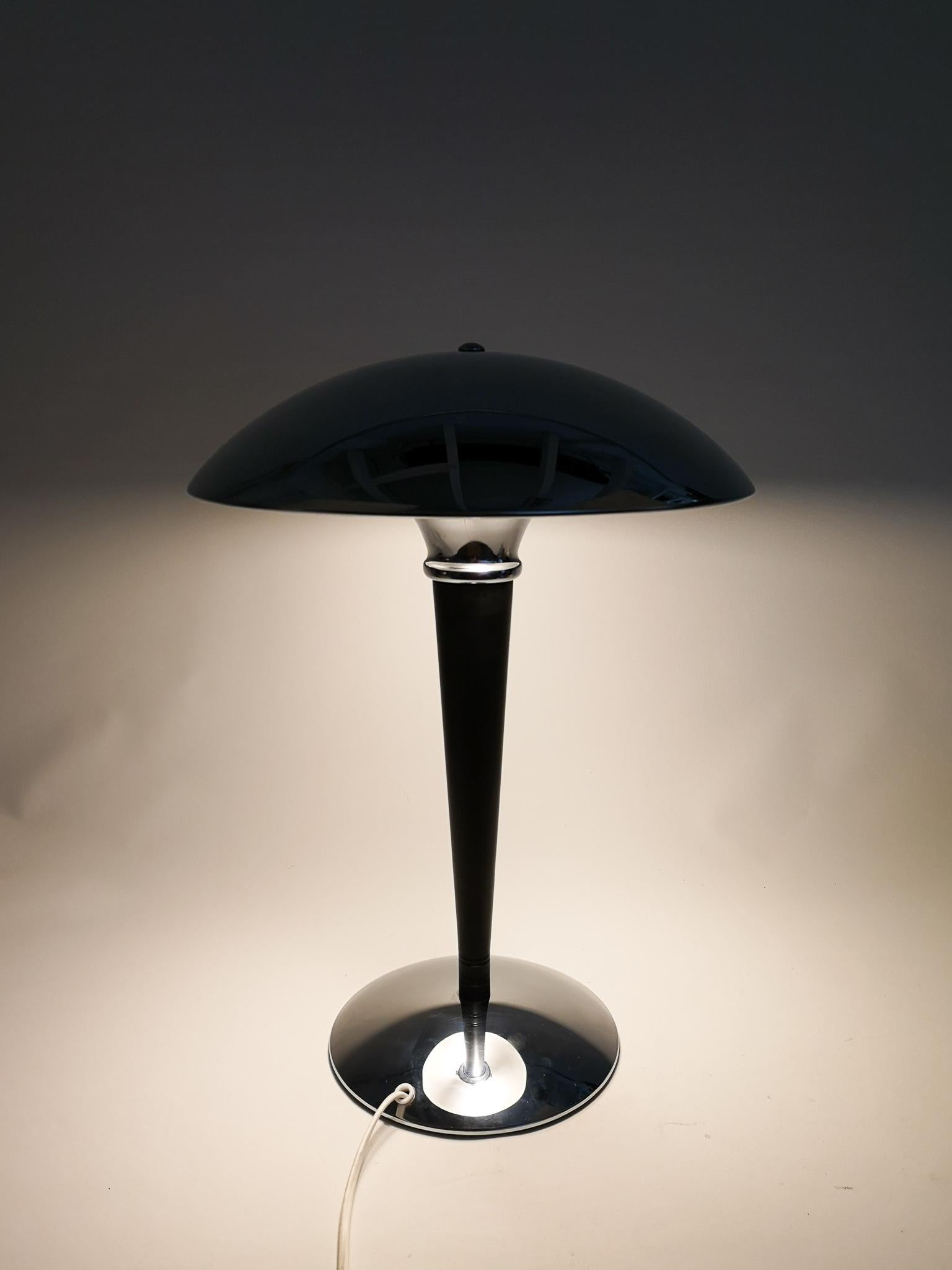 Scandinavian Art Deco Style Table Lamp Ikea Sweden 1970s 3