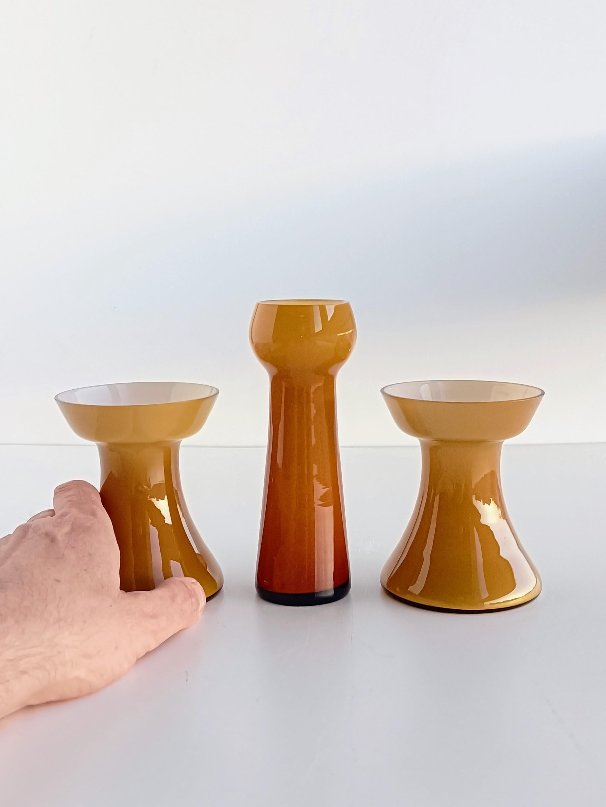 Scandinavian Mid Century Alsterfors by Per Olof Ström Set of Candle Holders For Sale 1