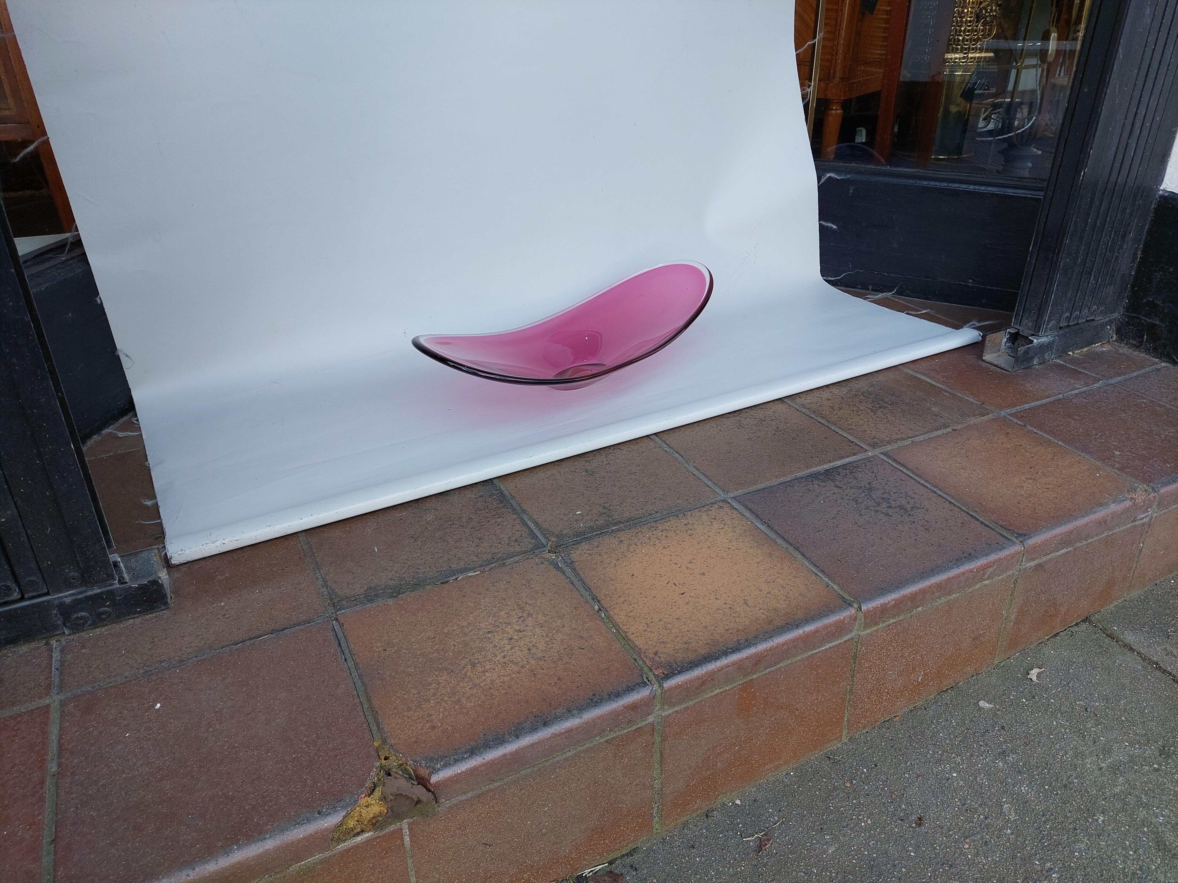 Skandinavische Schale aus Kunstglas von Magnor (Norwegisch) im Angebot