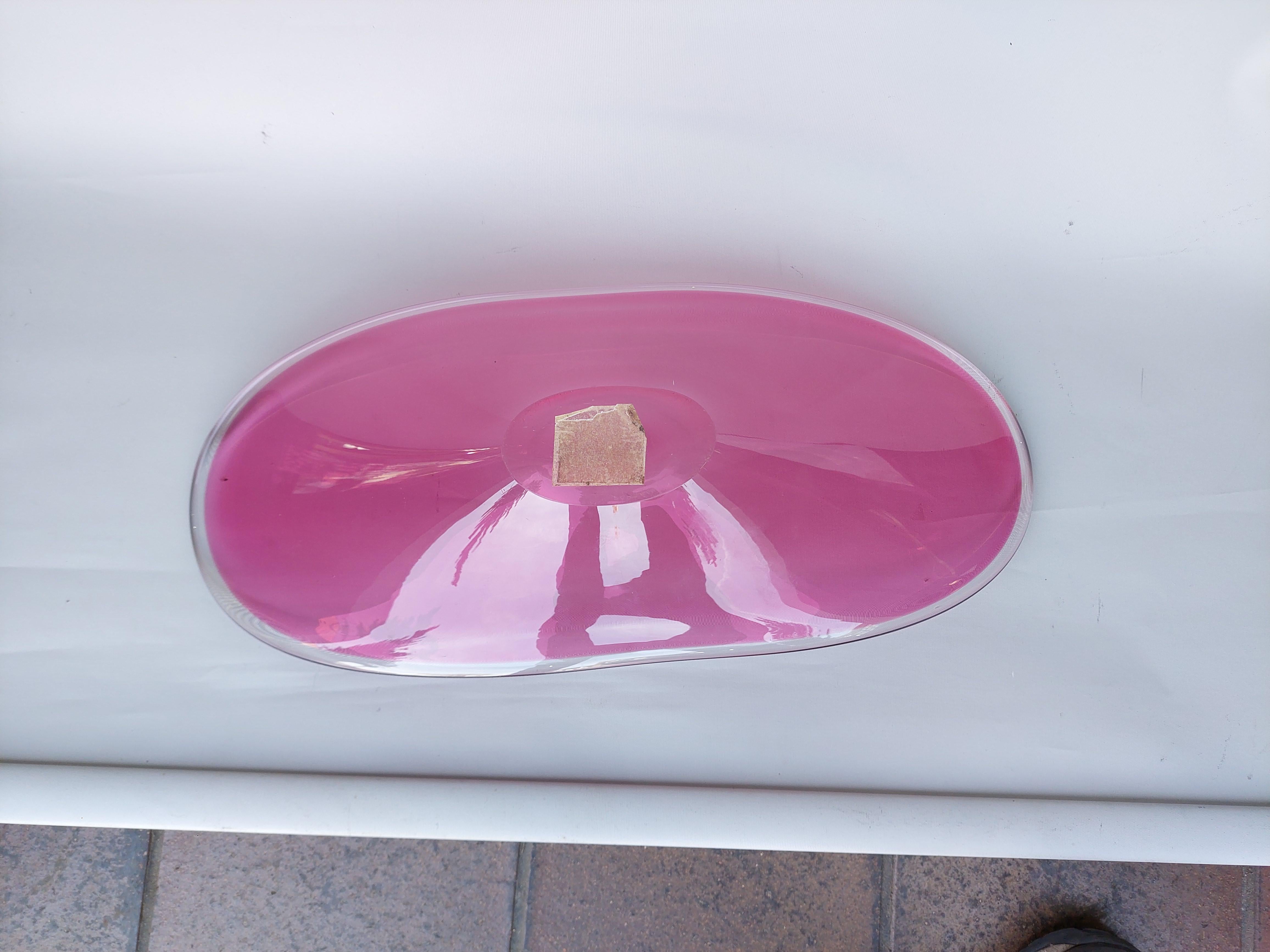 Skandinavische Schale aus Kunstglas von Magnor (Glaskunst) im Angebot
