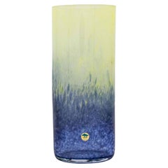 Vase en verre d'art scandinave par John Orwar Lake pour Ekenäs, Suède, années 1960