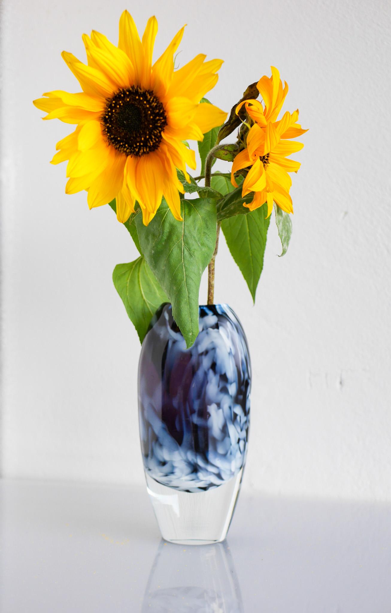 sea sweden glass vase