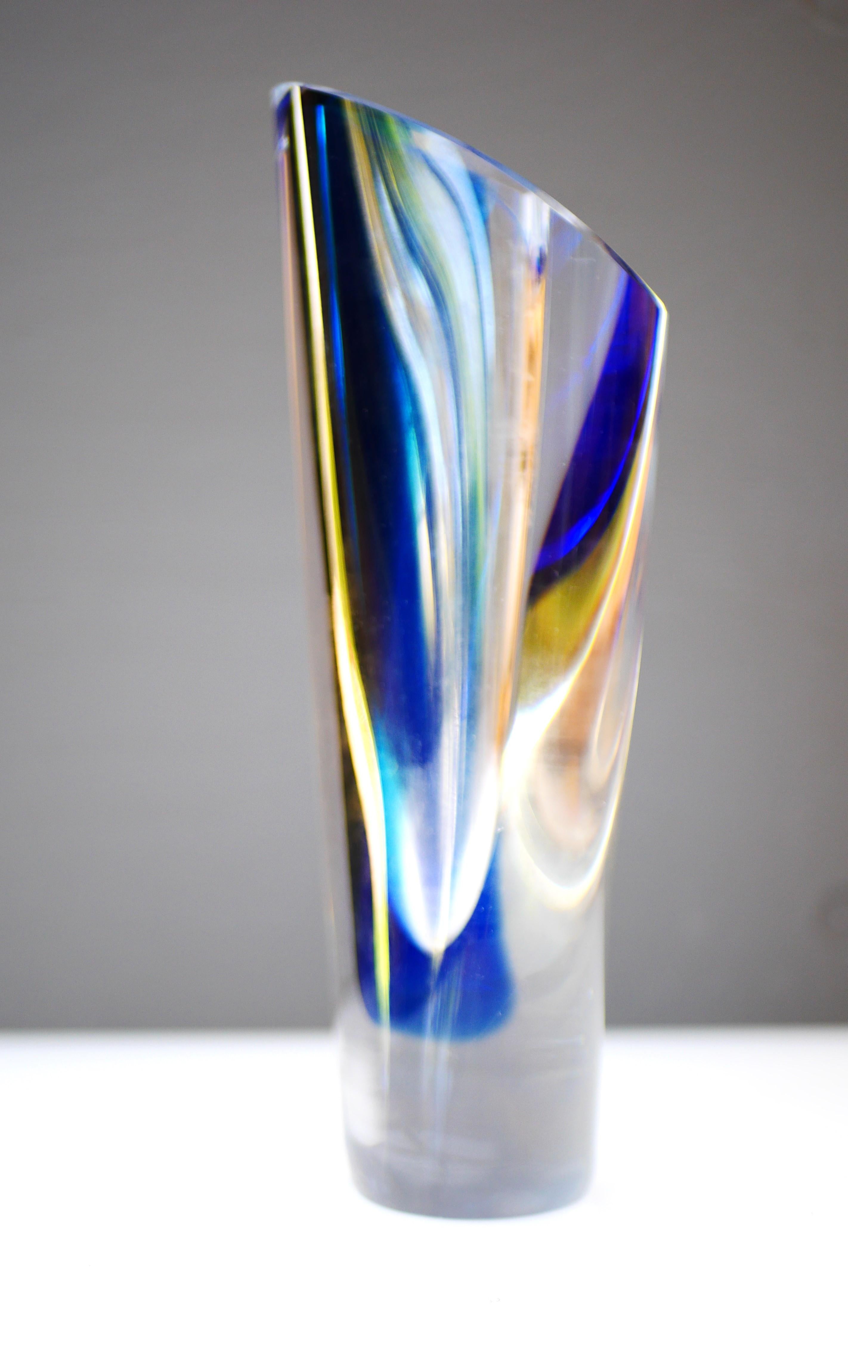 Scandinavian Art glass vase, 