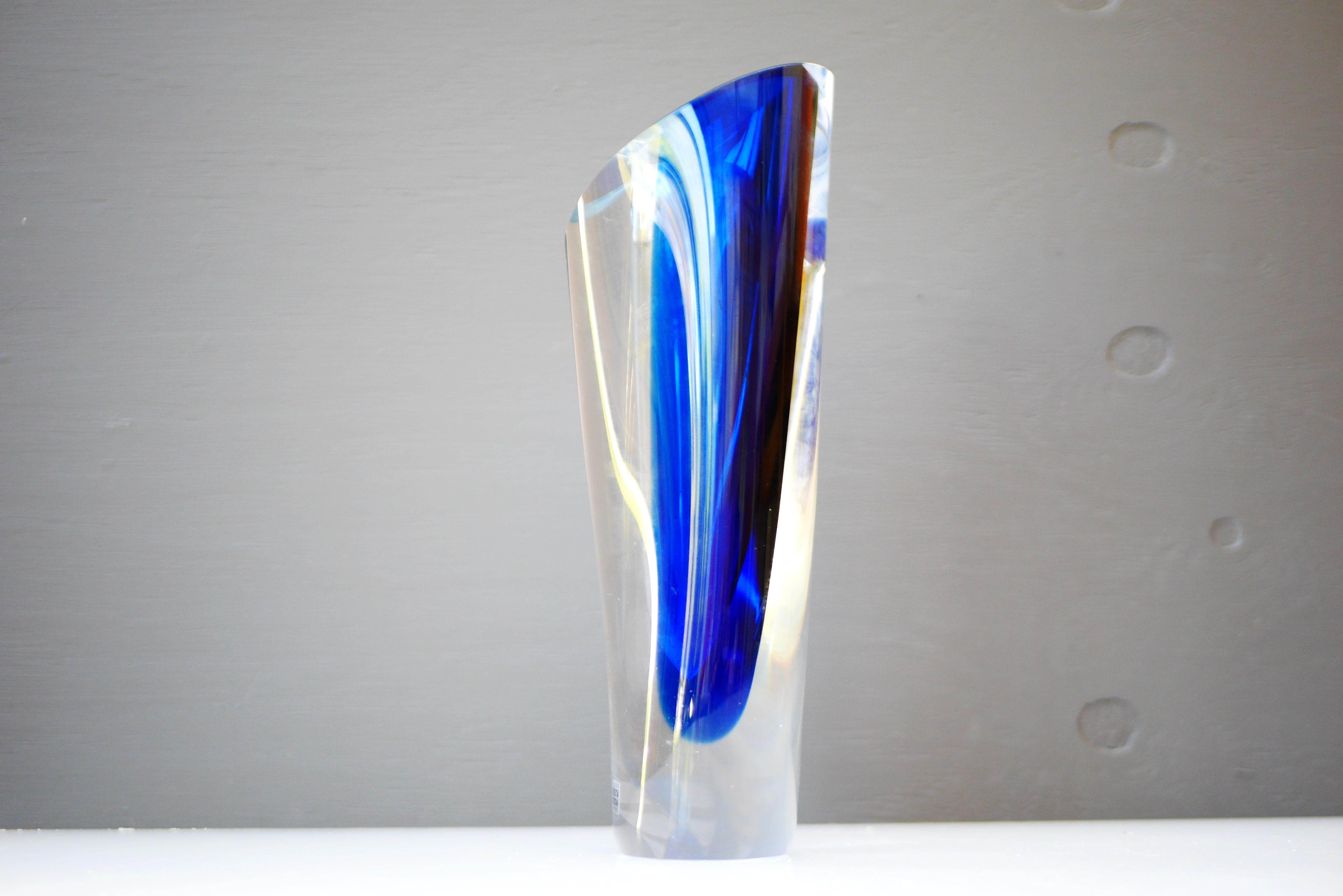 Scandinavian Art glass vase, 