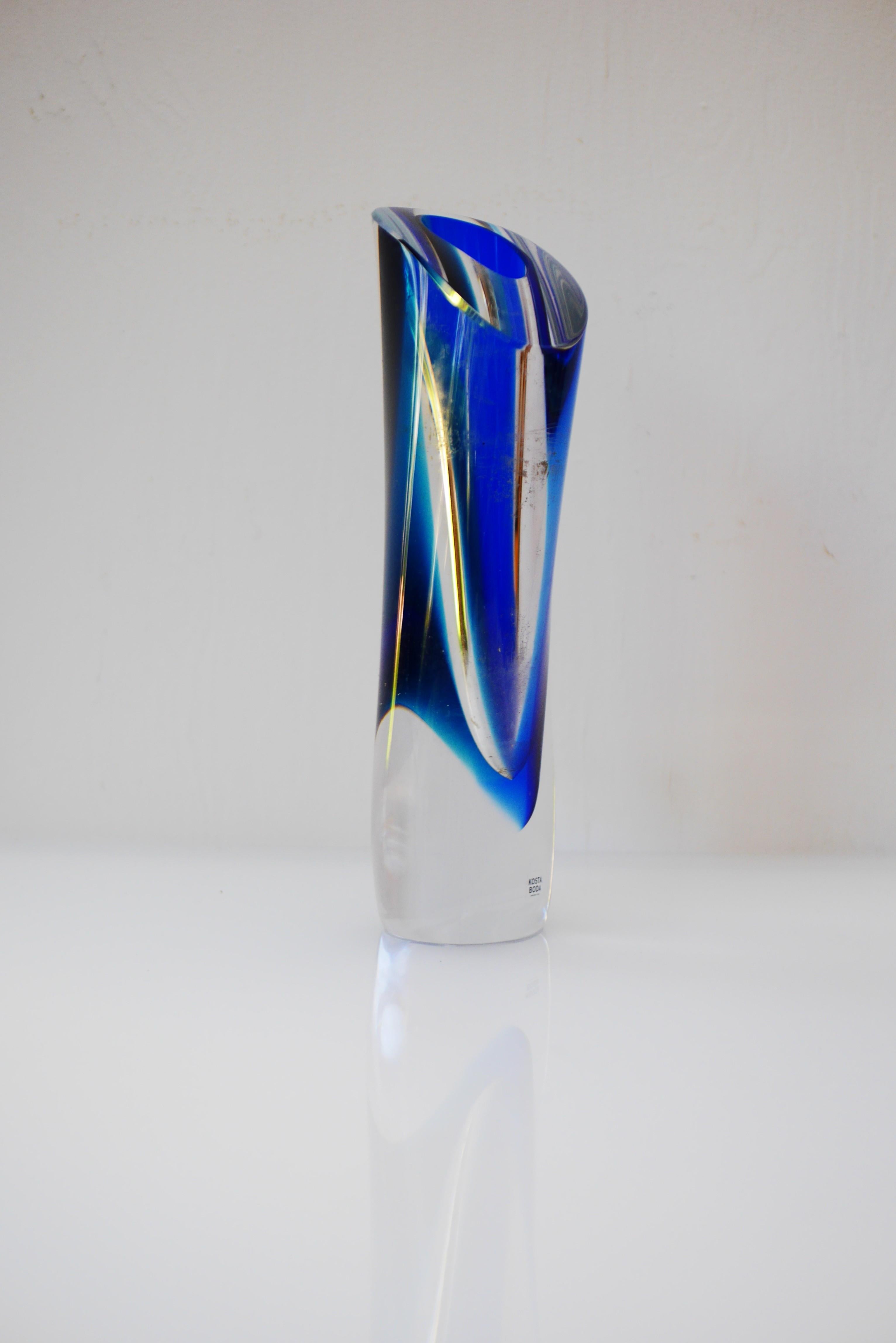 Scandinavian Art glass vase, 