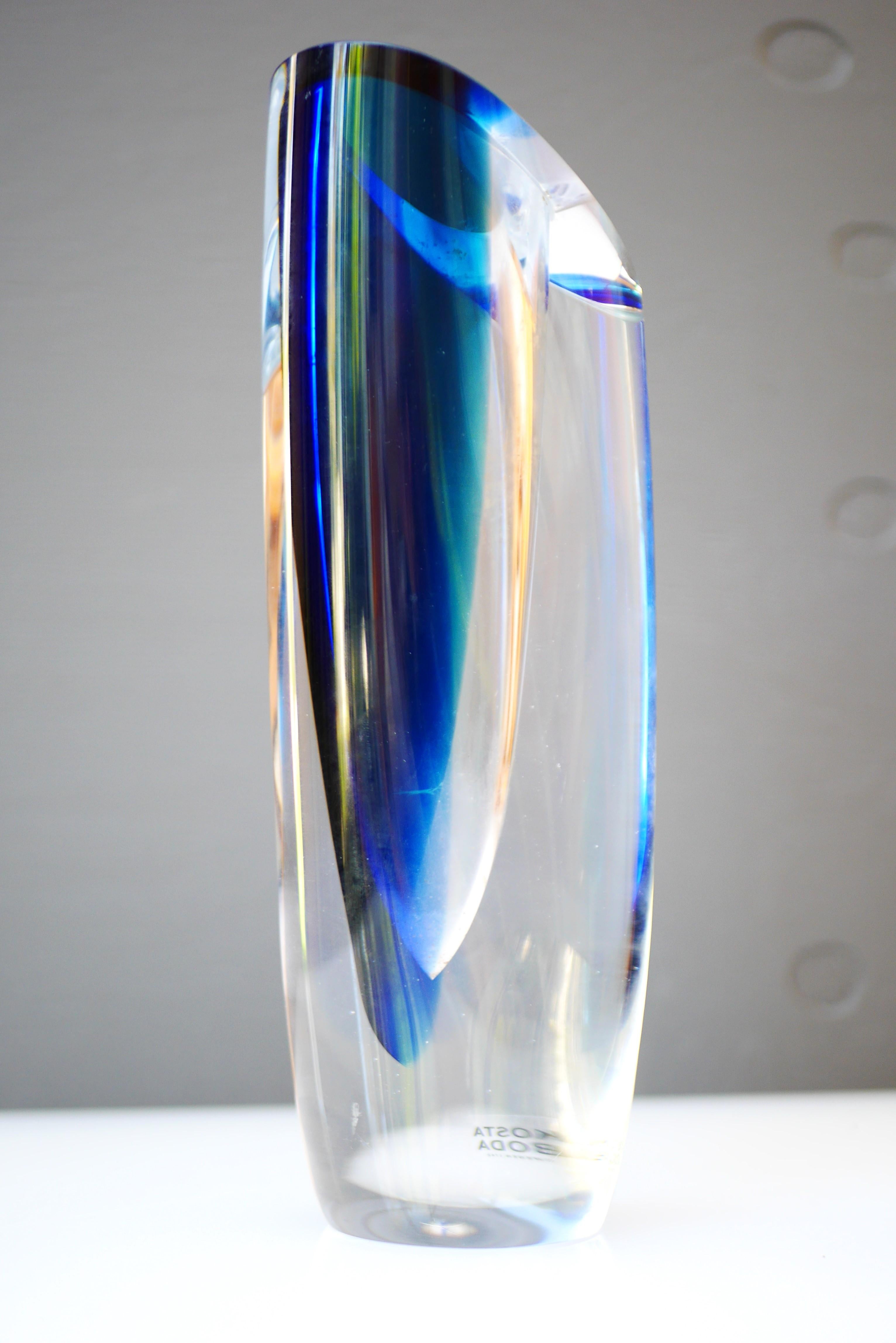 Scandinavian Art glass vase, 