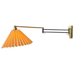 Scandinavian Articulated Wall Sconce in Brass, 1960s